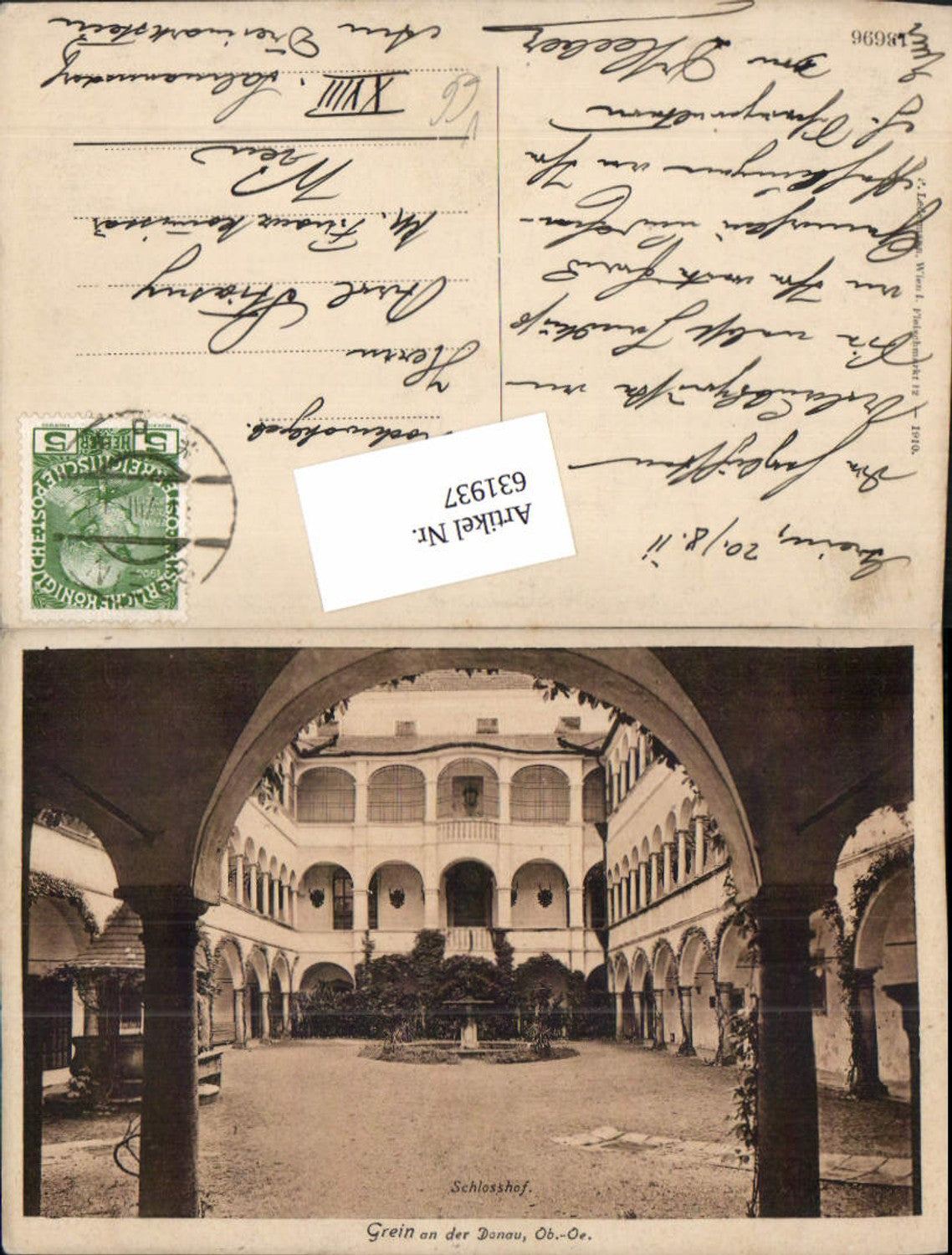 631937,Grein an der Donau Greinburg Schlosshof Arkaden