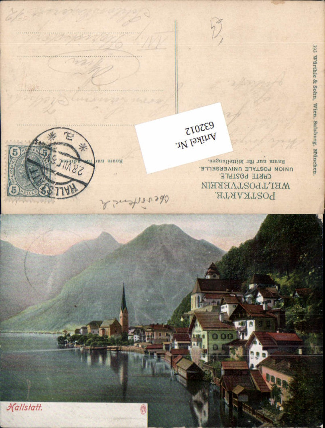 632012,Hallstatt am Hallstättersee pub Würthle & Sohn 393