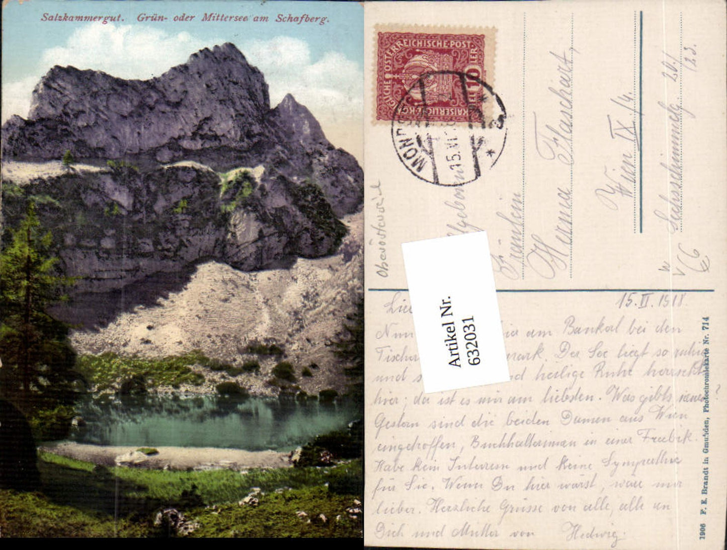 632031,Grünsee Mittersee Schafberg Strobl St. Wolfgang pub Brandt 714