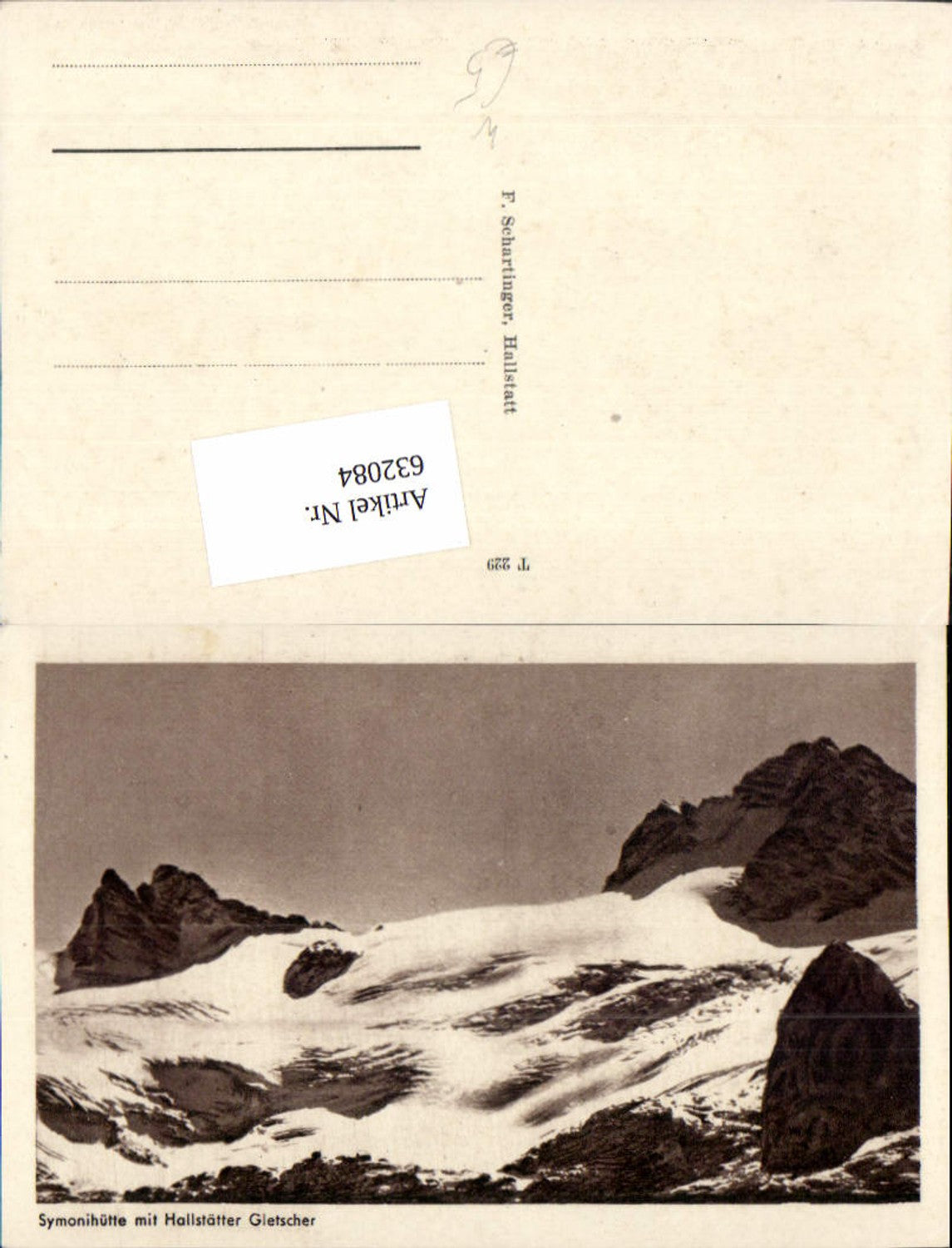 632084,Gosau Symonihütte Hallstätter Gletscher