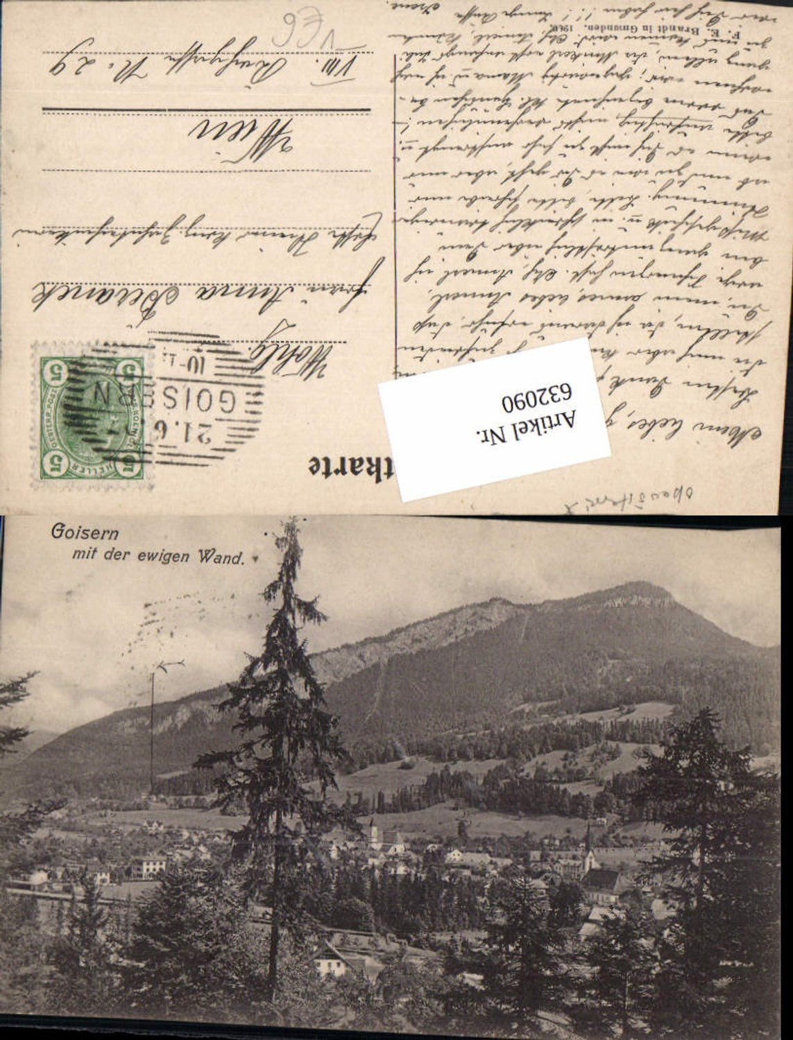632090,Goisern m.d. Ewigen Wand pub Brandt 1960