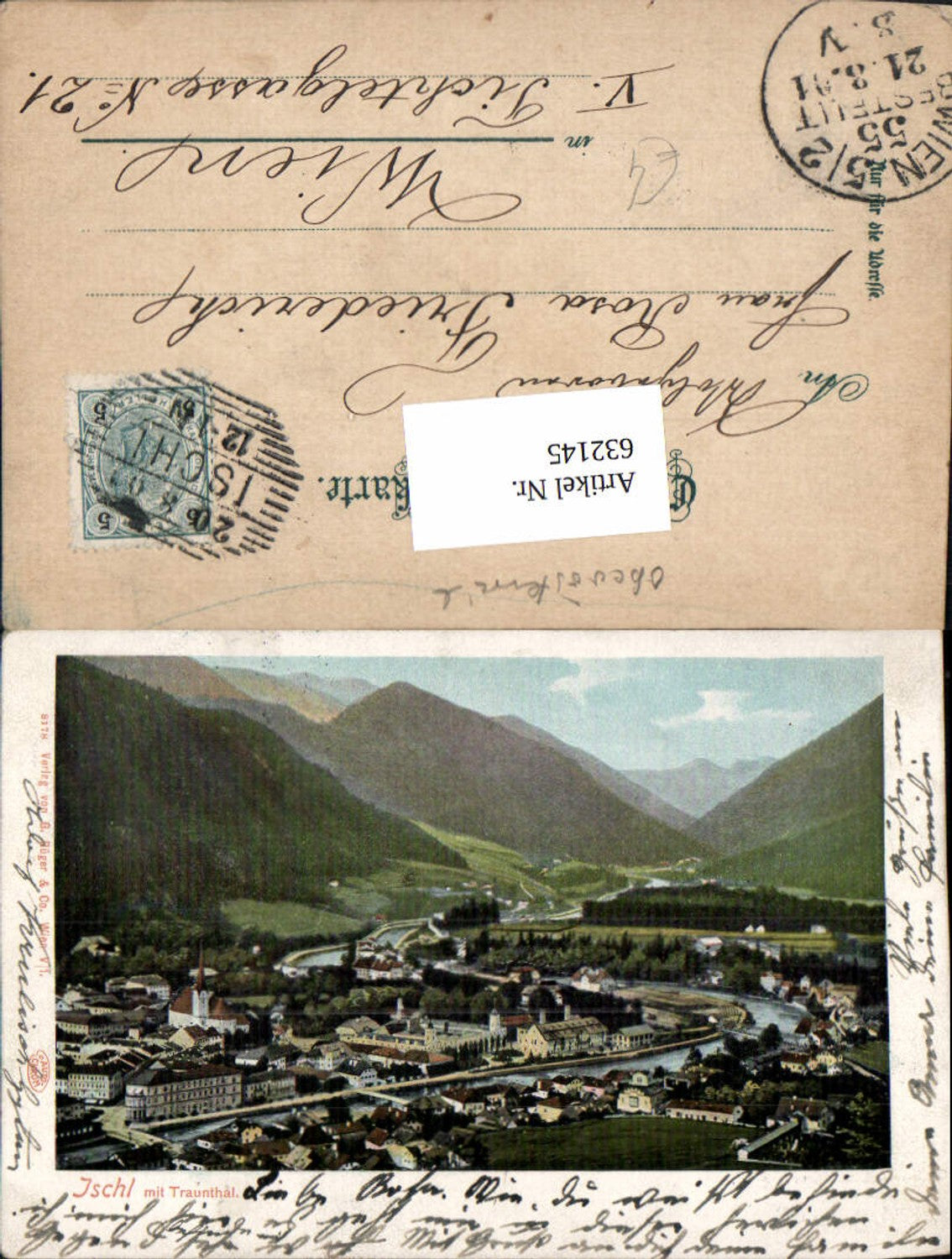 632145,Bad Ischl m. Traunthal Trauntal pub G. Rüger 8178