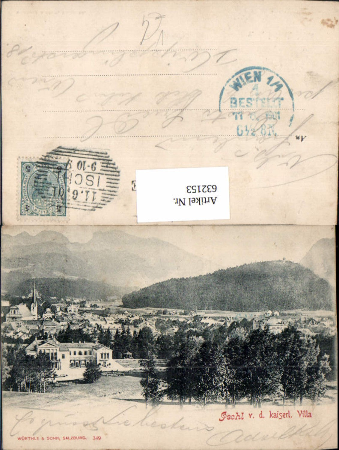 632153,Bad Ischl m. Kaiserliche Villa pub Würthle & Sohn 349