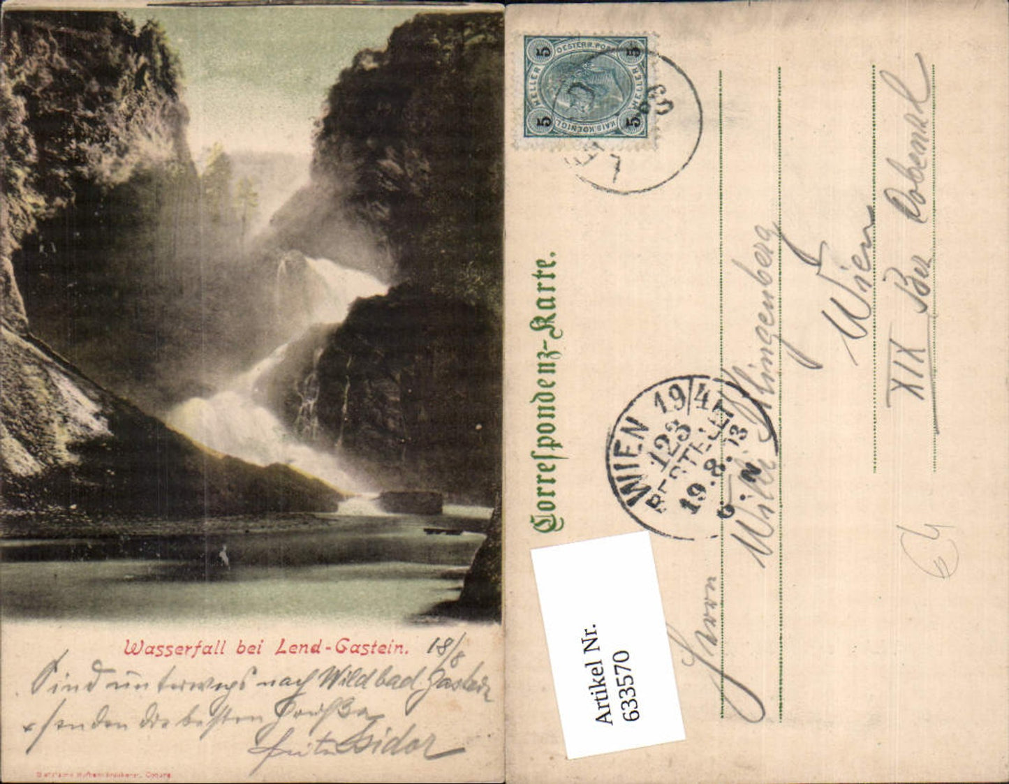 633570, Bad Gastein Bad Gastein Lend Waterfall