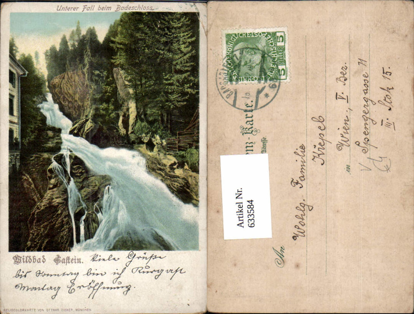 633584, Bad Gastein, Lower Fall, Badeschloss pub, Zieher Heliocolor map