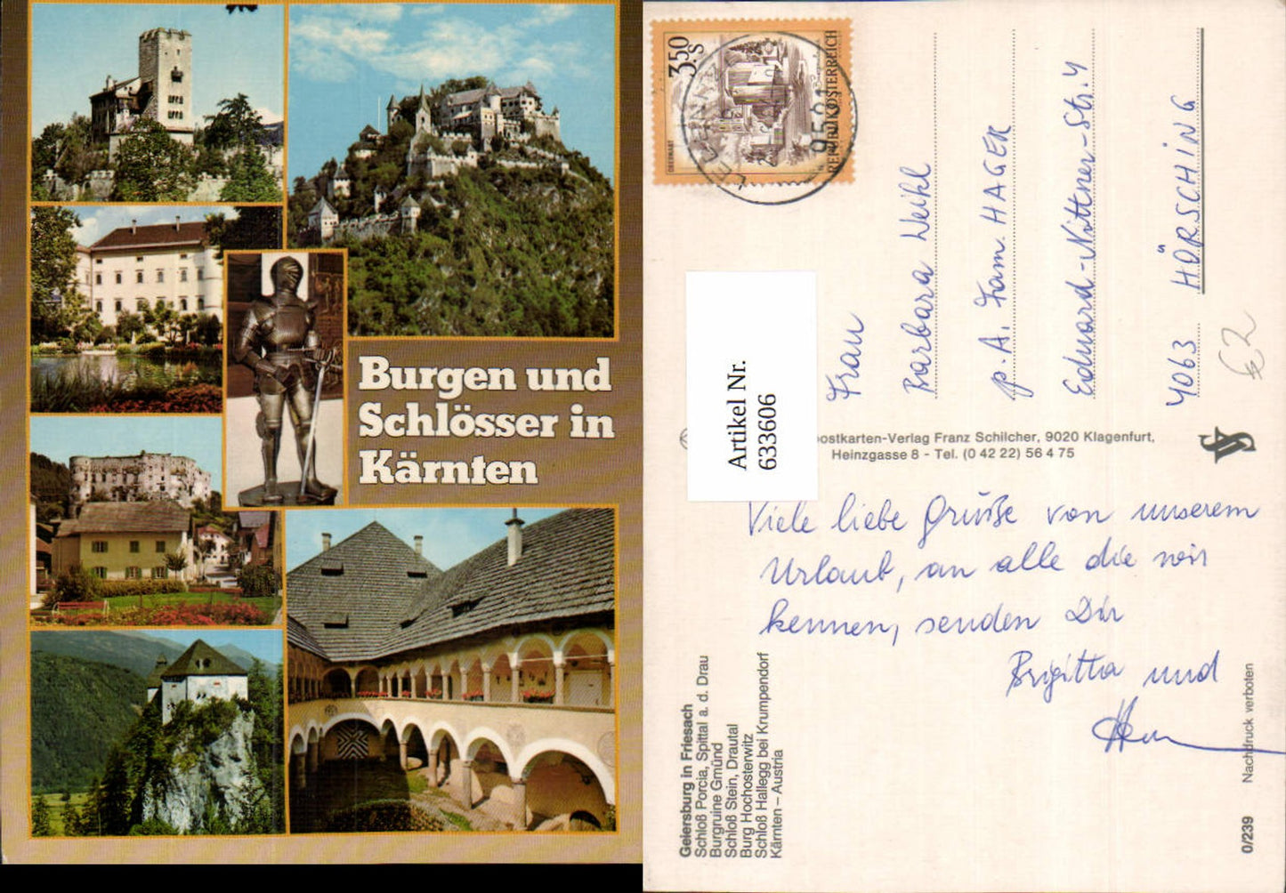 633606, Multi-image Ak Geiersburg Friesach Burgruine Gmünd Schloß Stein