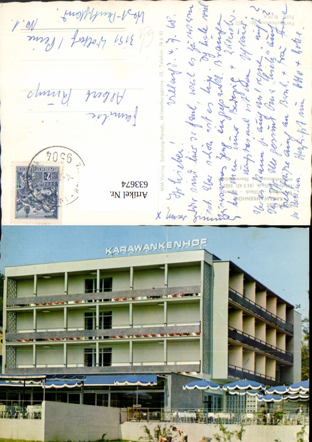 633674,Warmbad Villach Kurhotel Karawankenhof