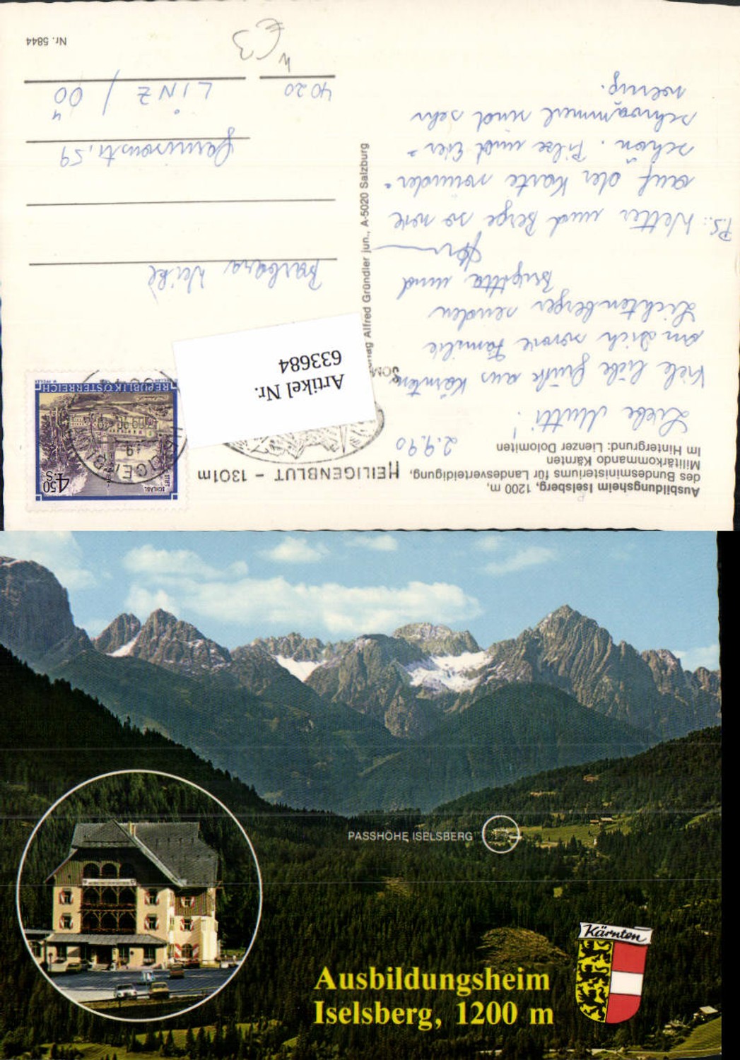 633684,Mehrbild Ak Winklern Ausbildungsheim Iselsberg Militärkommando Kärnten