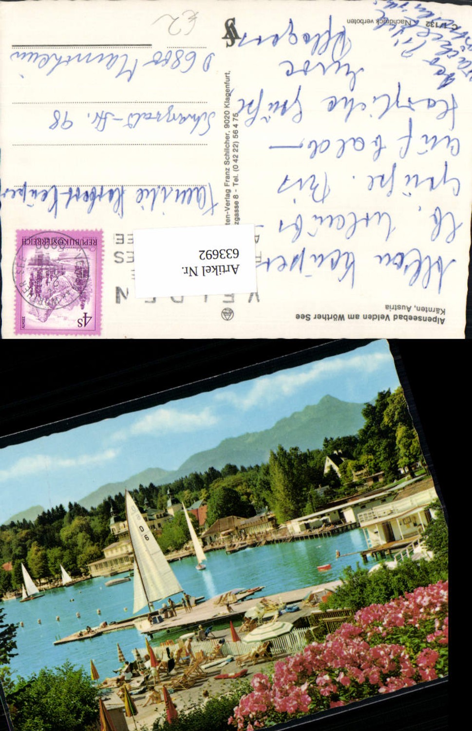 633692,Velden a. Wörthersee Alpine resort sailing boat