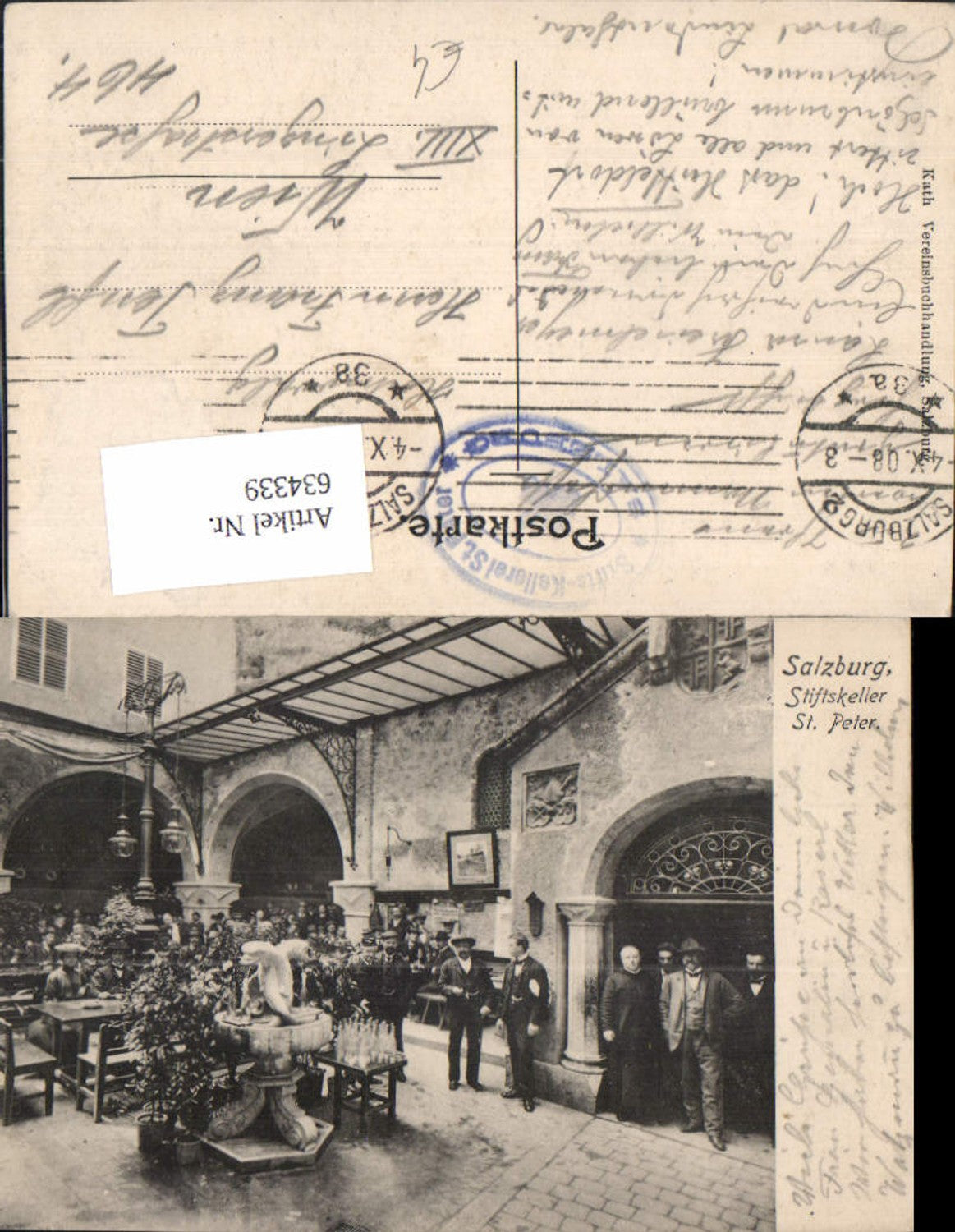 634339,Salzburg Stiftkeller St Peter Brunnen