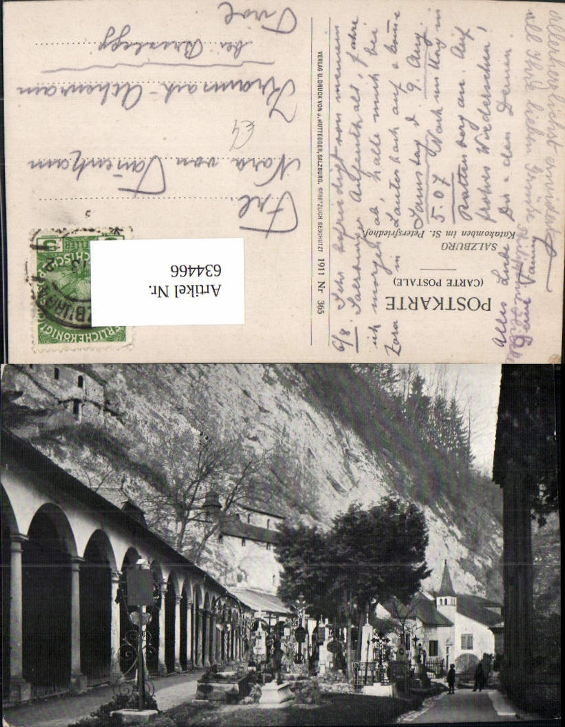 634466,Salzburg St Peter Friedhof Katakomben St Petersfriedhof