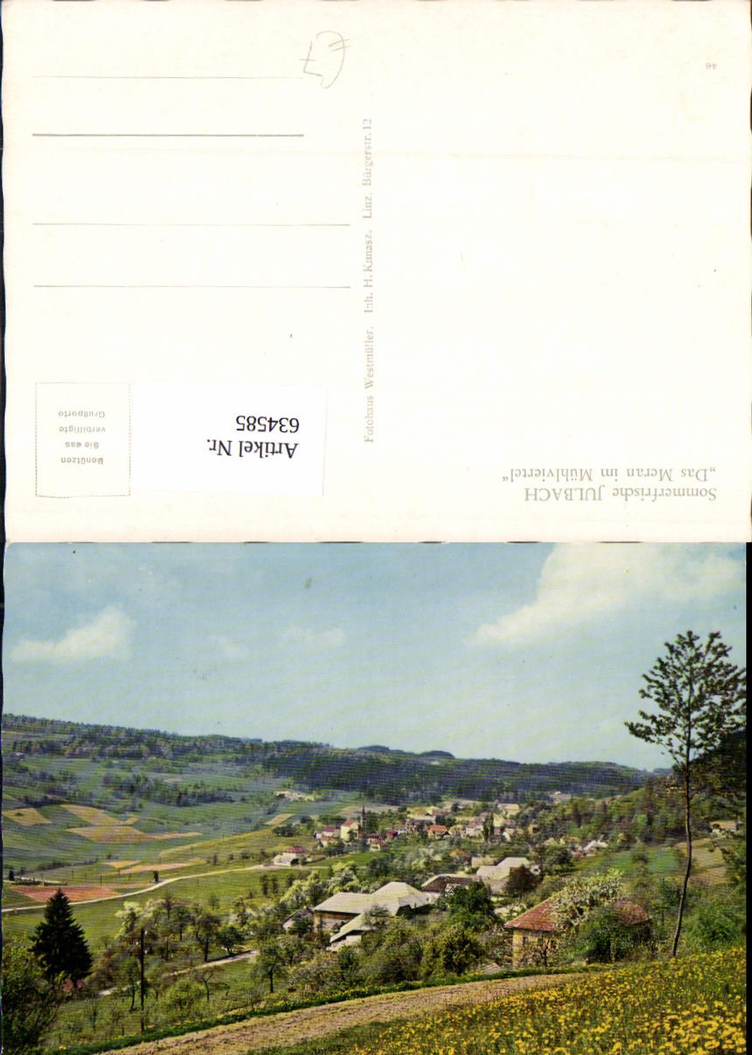 634585, Julbach The Merano in the Mühlviertel
