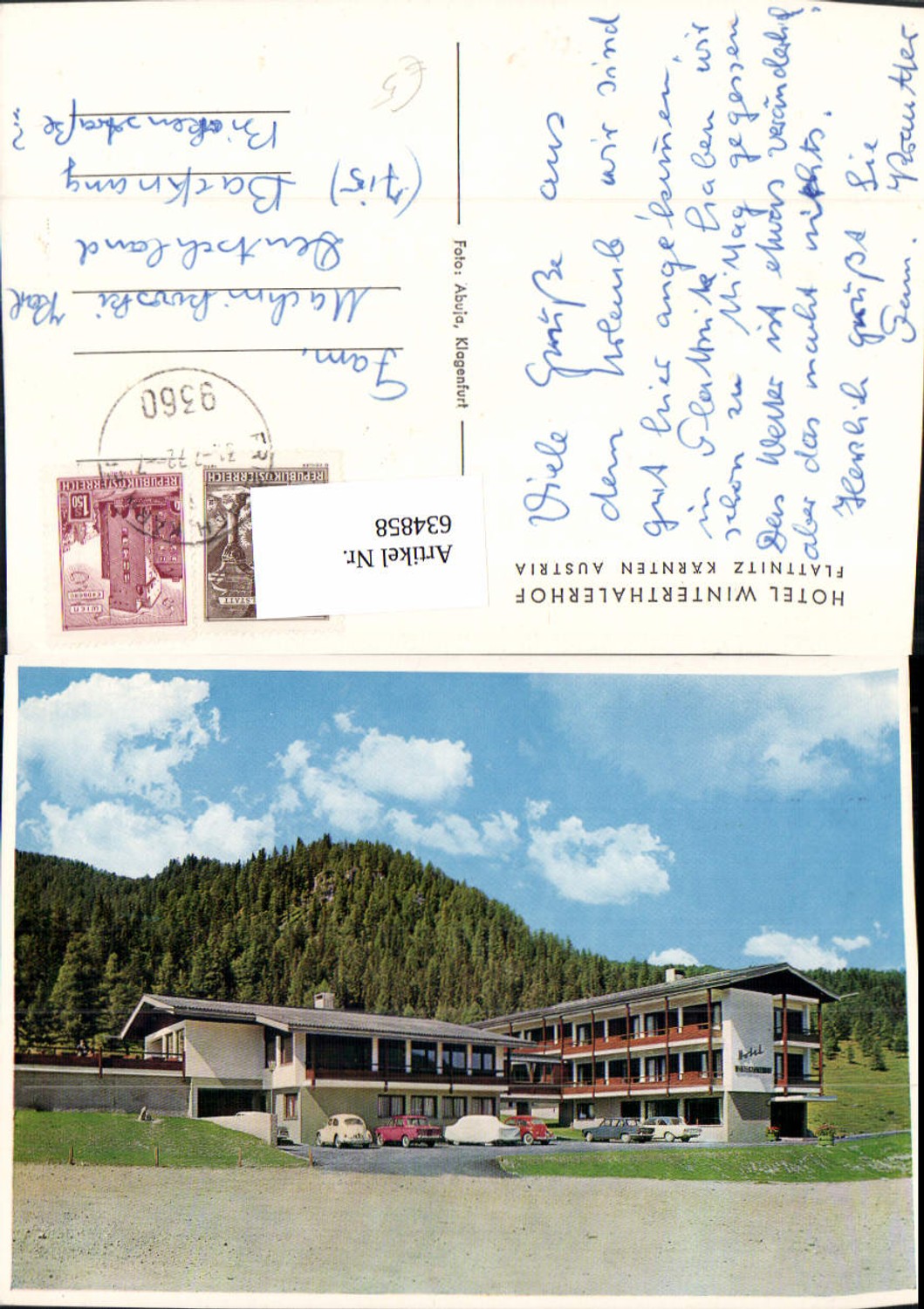 634858,Flattnitz Glödnitz Hotel Winterthalerhof VW Käfer