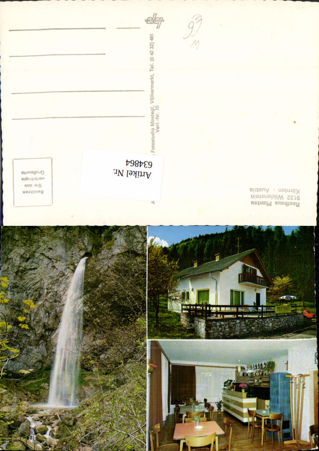 634864,Mehrbild Ak Wildenstein Gallizien Rasthaus Planteu