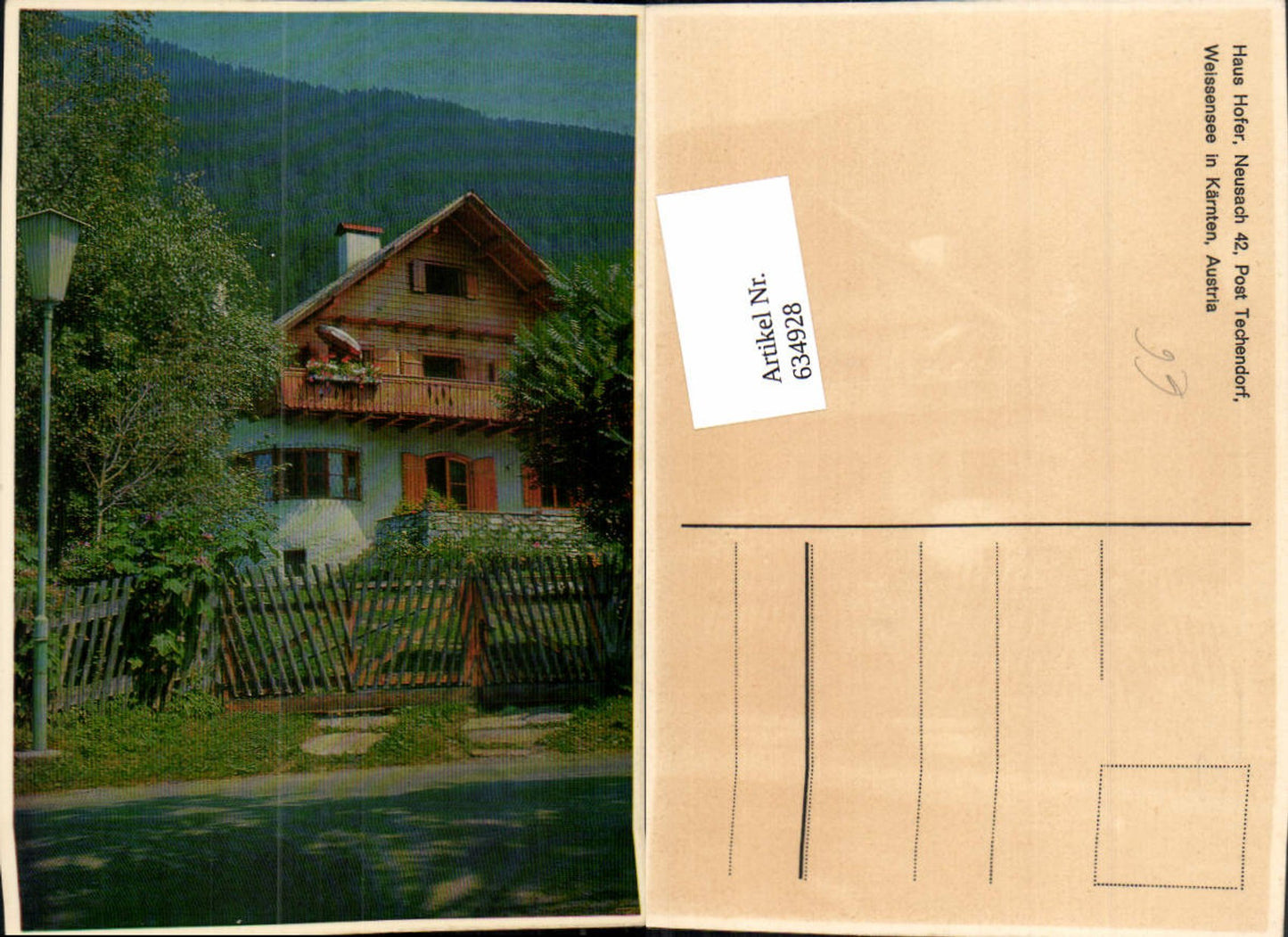 634928,Techendorf Weißensee Haus Hofer