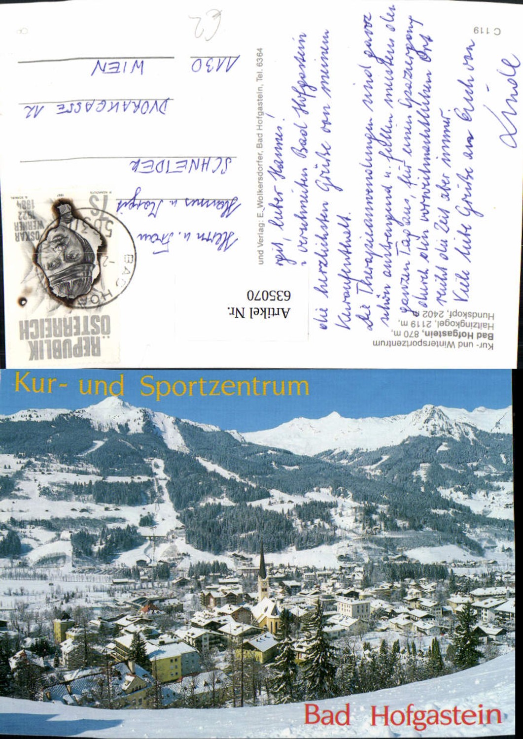 635070,Bad Hofgastein m. Haitzingkogel and Hundskopf