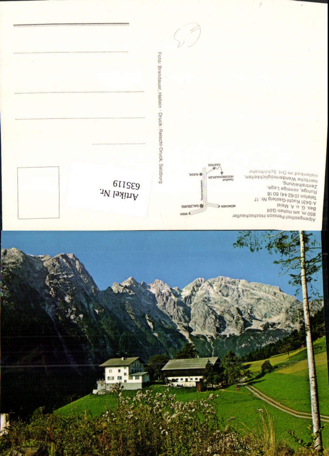 635119, Kuchl Gasteig Alpengasthof Pension Hochschaufler am Hohen Göll