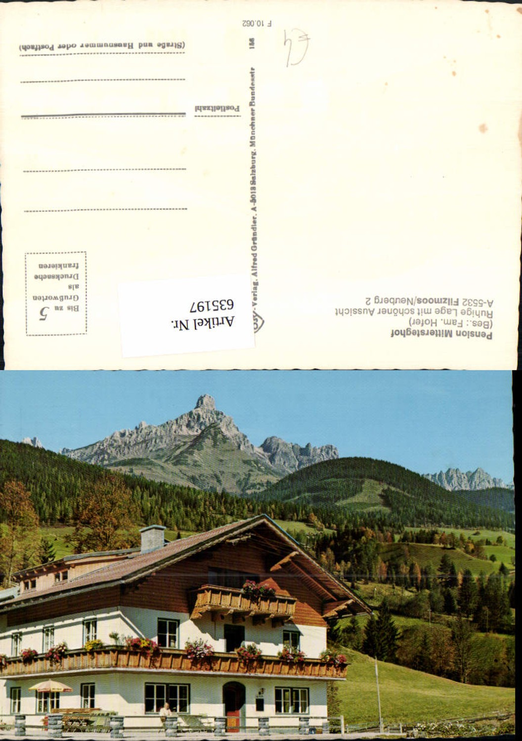 635197, Filzmoos Pension Mittersteghof