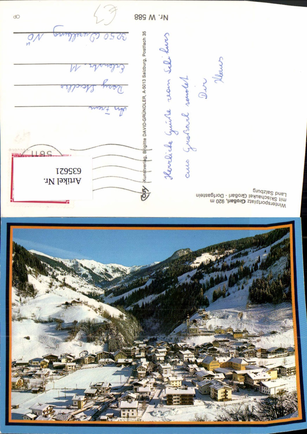 635621, Großarl Dorfgastein Winter view