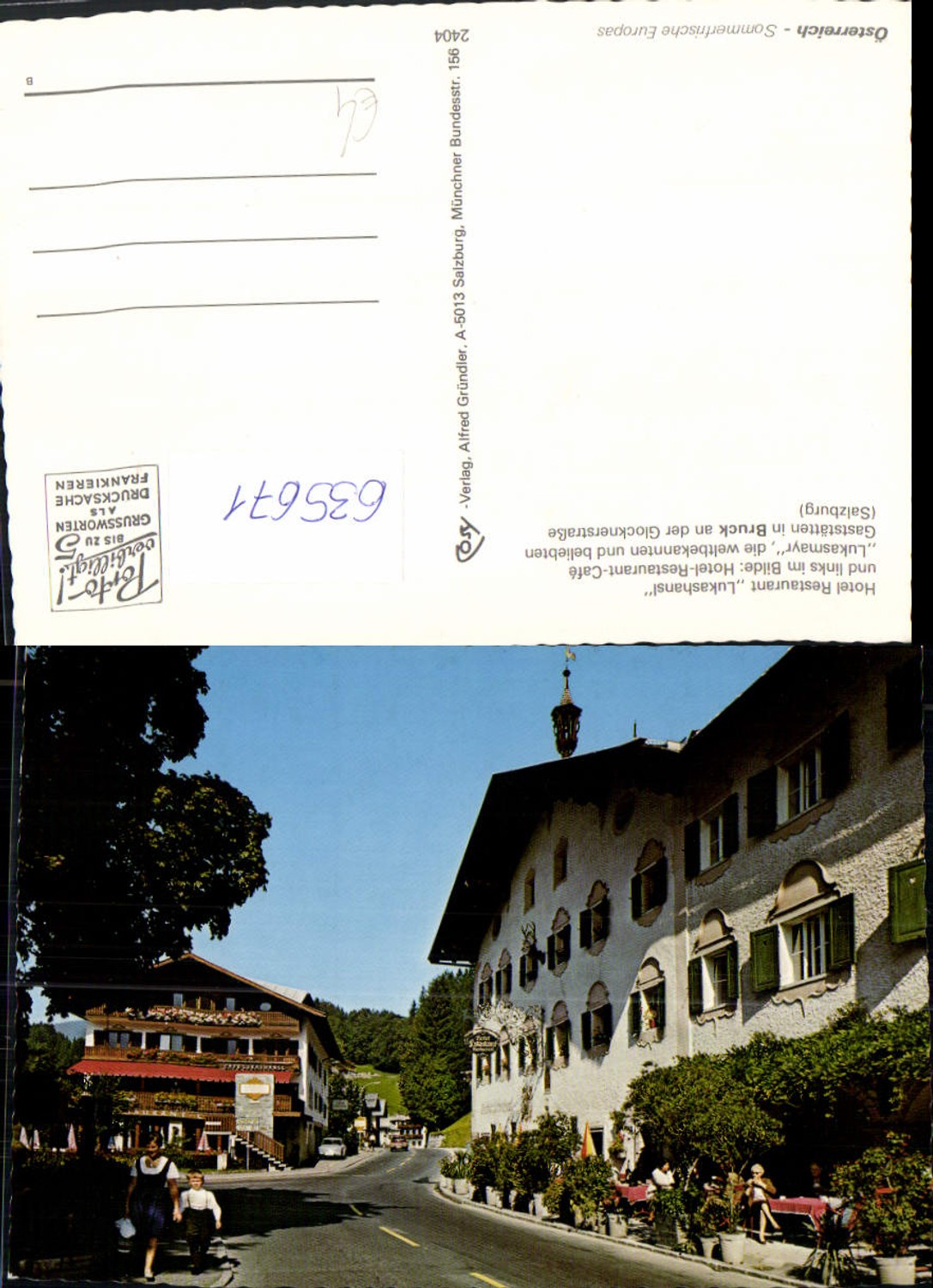 635671,Bruck a. d. Glocknerstraße Hotel Restaurant Lukashansl