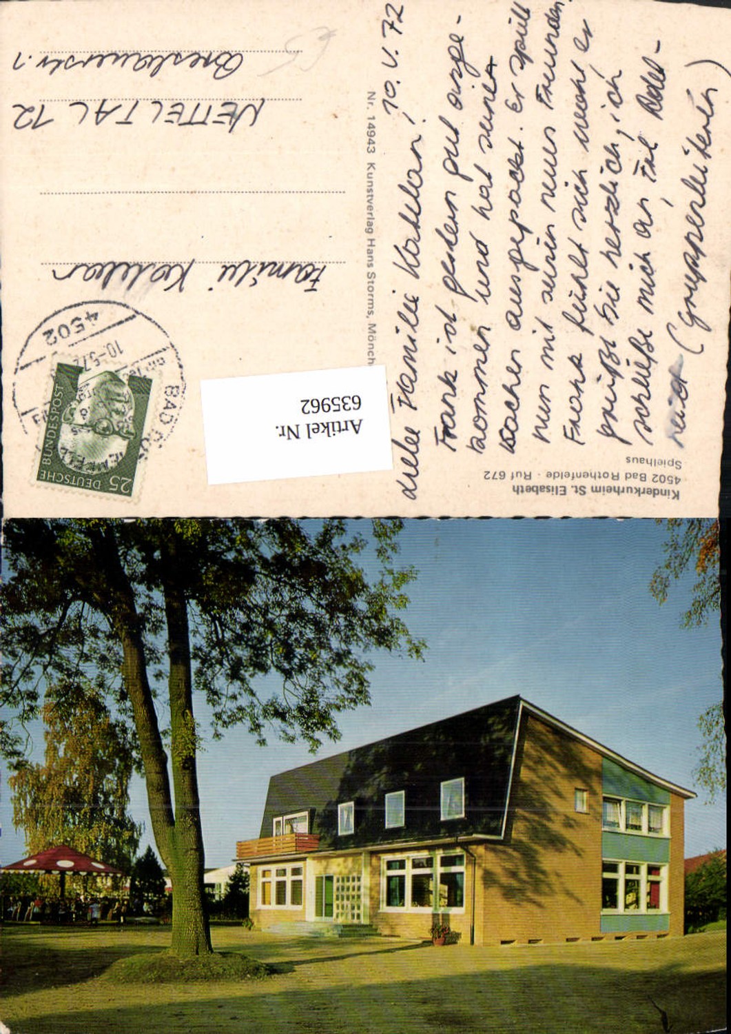 635962,Bad Rothenfelde Kinderkurheim St Elisabeth Spielhaus