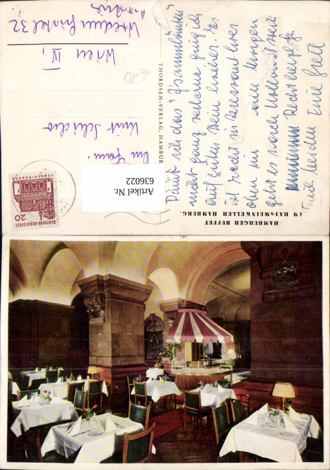 636022,Hamburg Ratsweinkeller Hamburger Buffet