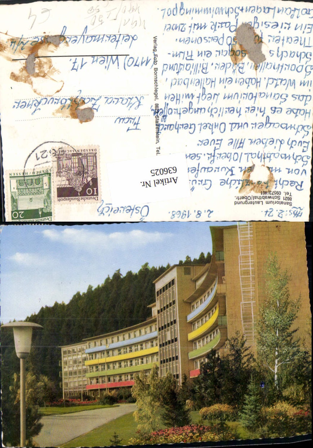 636025,Schwabthal Bad Staffelstein Sanatorium Lautergrund