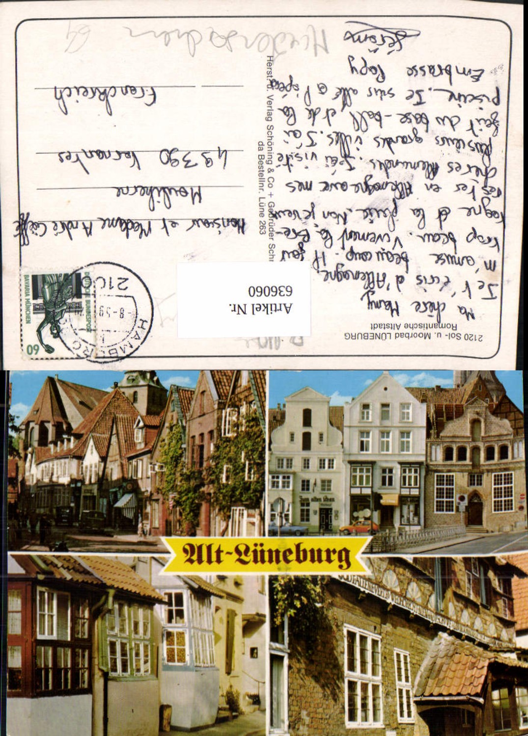 636060,Mehrbild Ak Lüneburg Altstadt