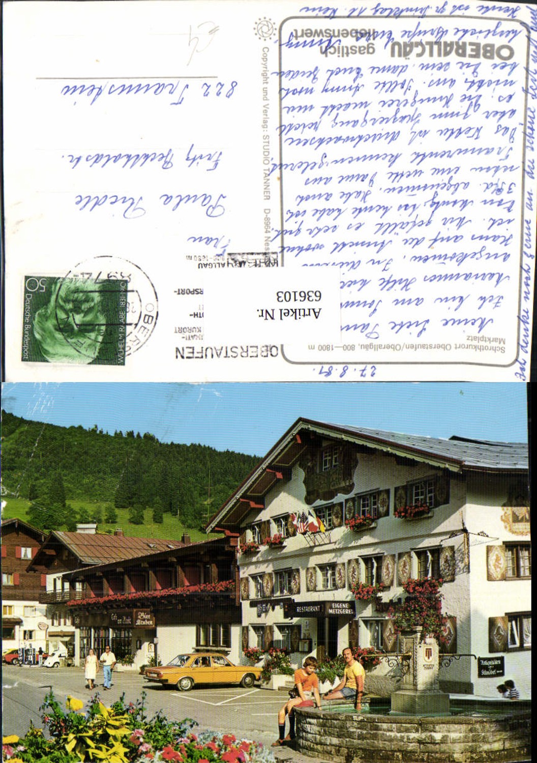 636103,Oberstaufen Oberallgäu Marktplatz