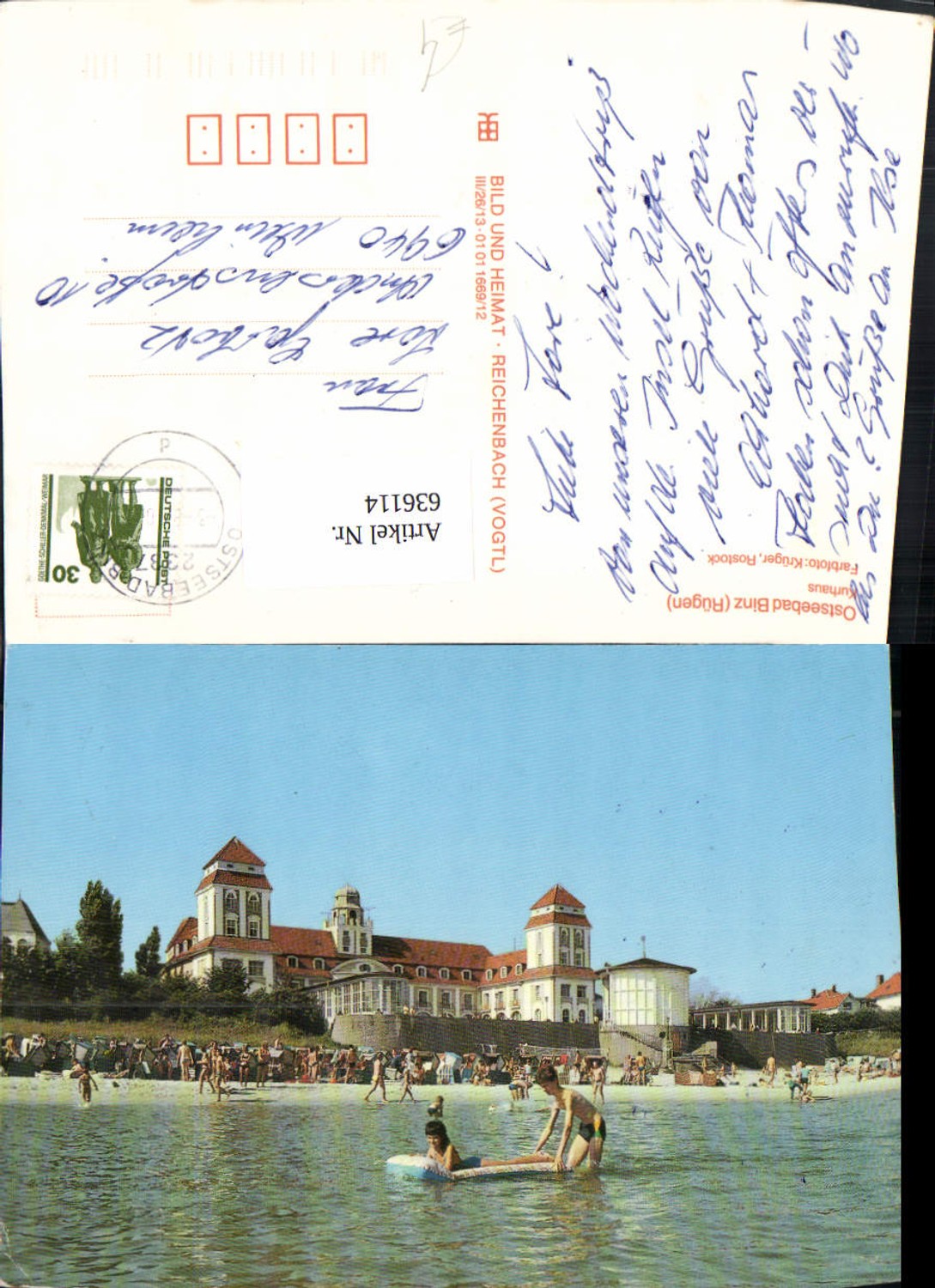 636114,Ostseebad Binz Rügen Kurhaus Strand Strandleben