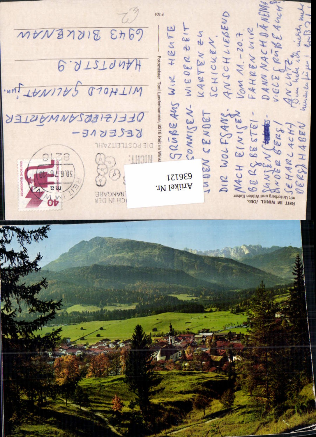 636121,Reit im Winkl m. Untersberg u. Wilden Kaiser