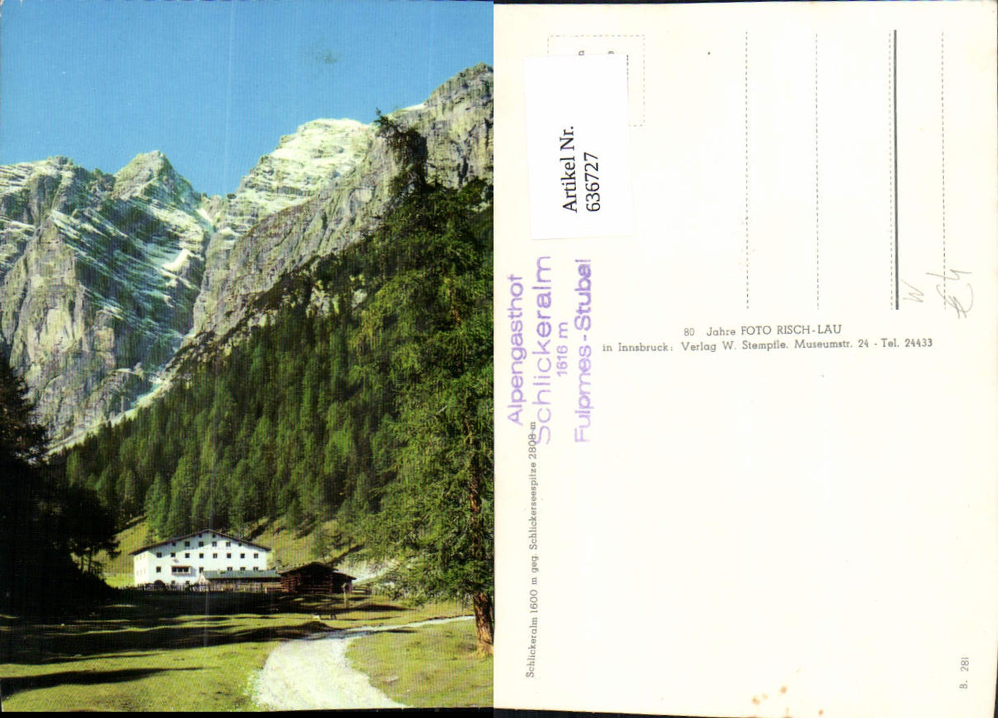 Alte Ansichtskarte – Old Postcard