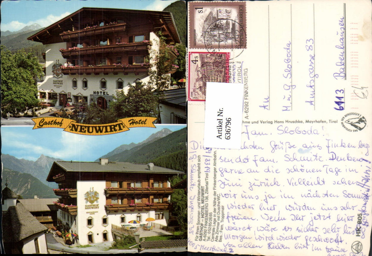Alte Ansichtskarte – Old Postcard