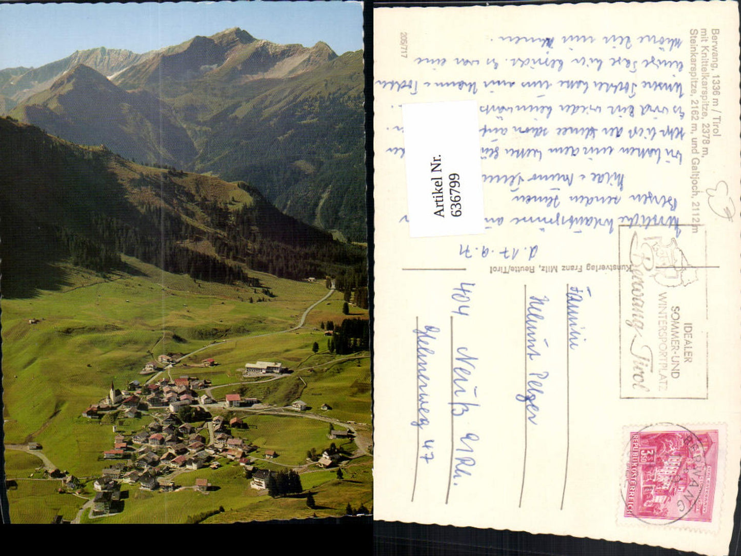 Alte Ansichtskarte – Old Postcard