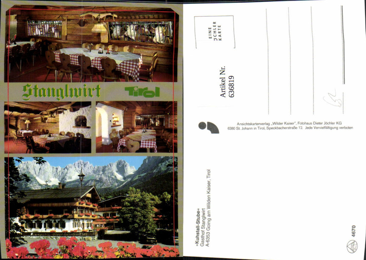 Alte Ansichtskarte – Old Postcard