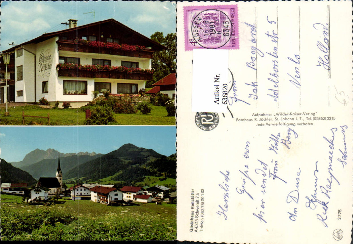 Alte Ansichtskarte – Old Postcard