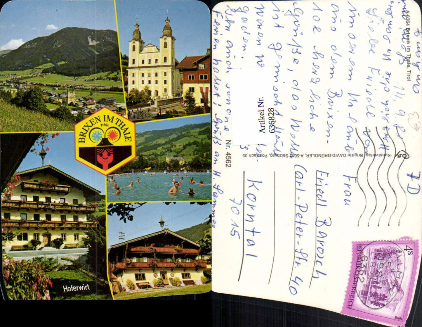 Alte Ansichtskarte – Old Postcard