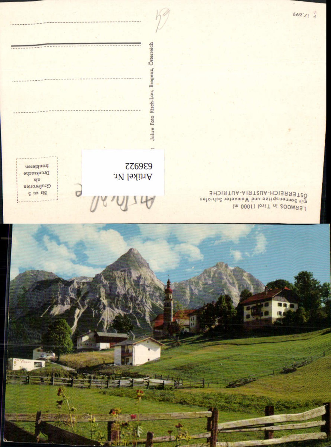 Alte Ansichtskarte – Old Postcard