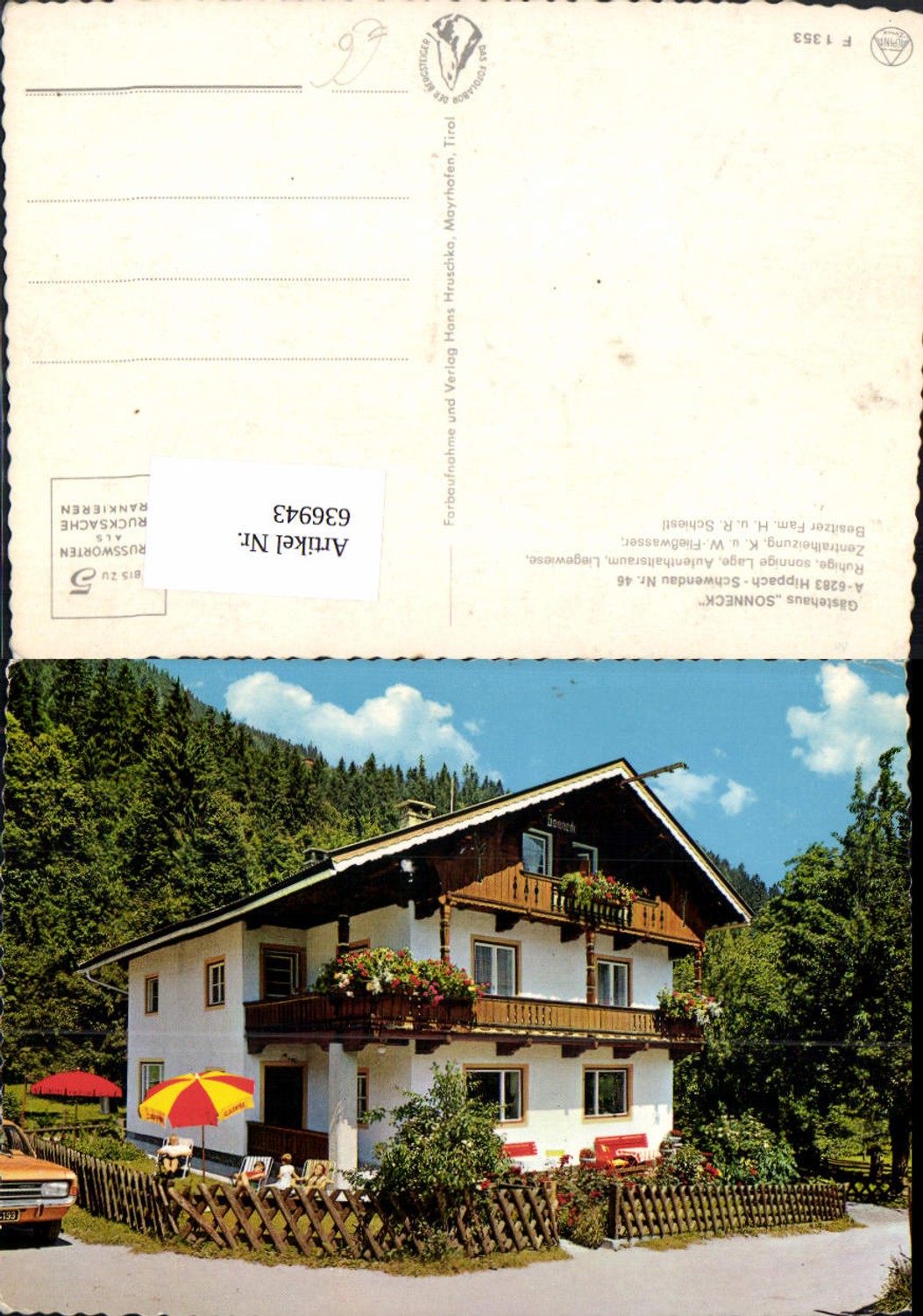 Alte Ansichtskarte – Old Postcard