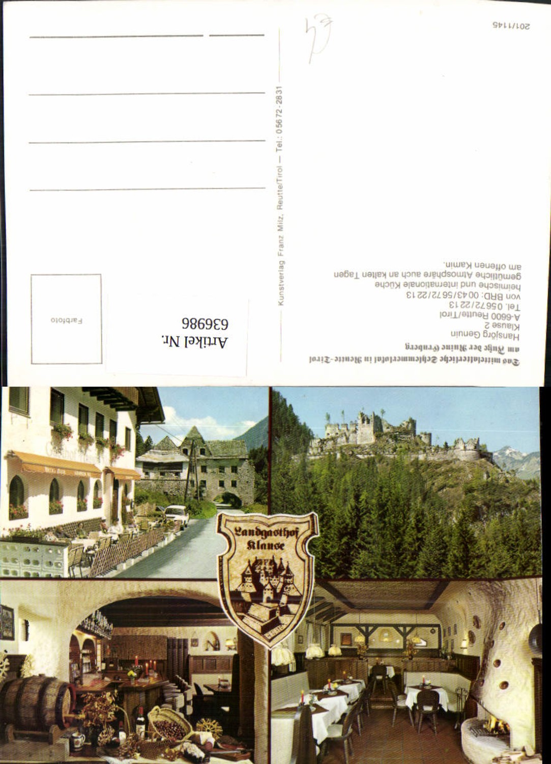 Alte Ansichtskarte – Old Postcard
