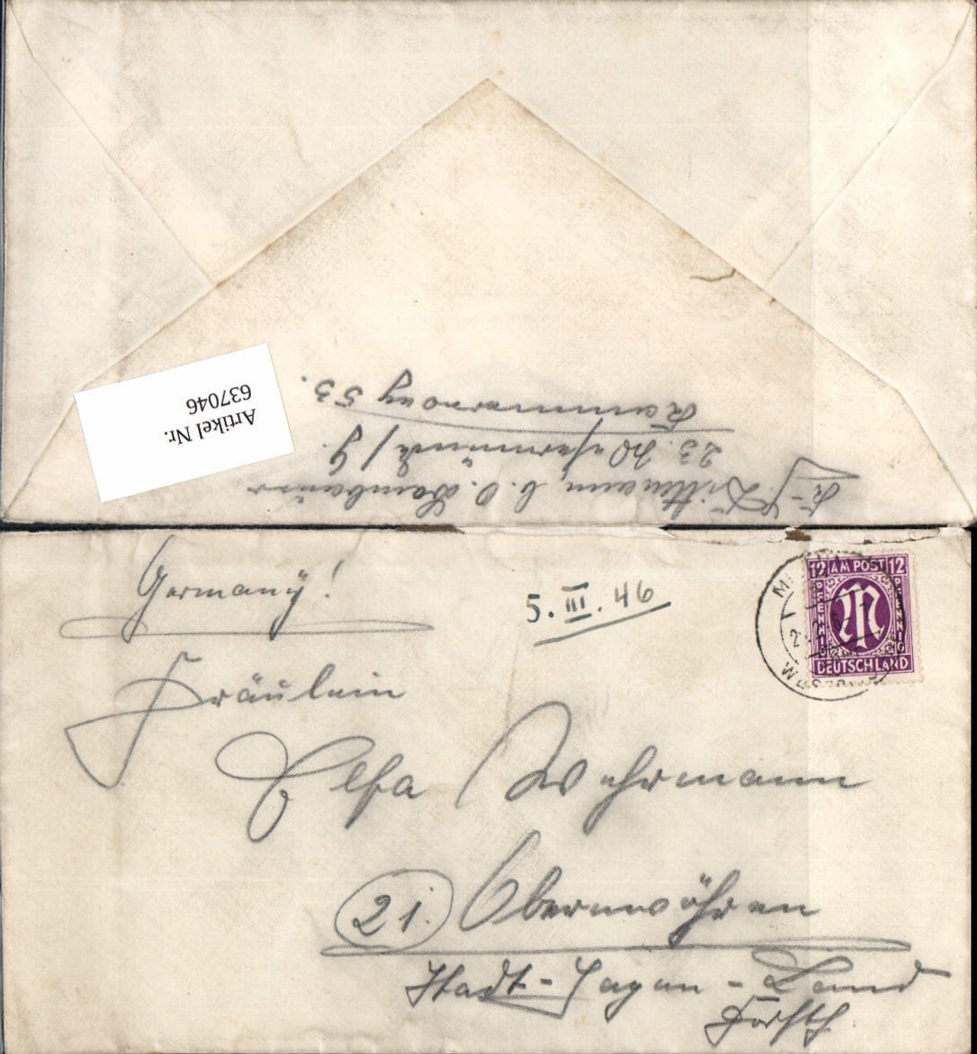 Alte Ansichtskarte – Old Postcard