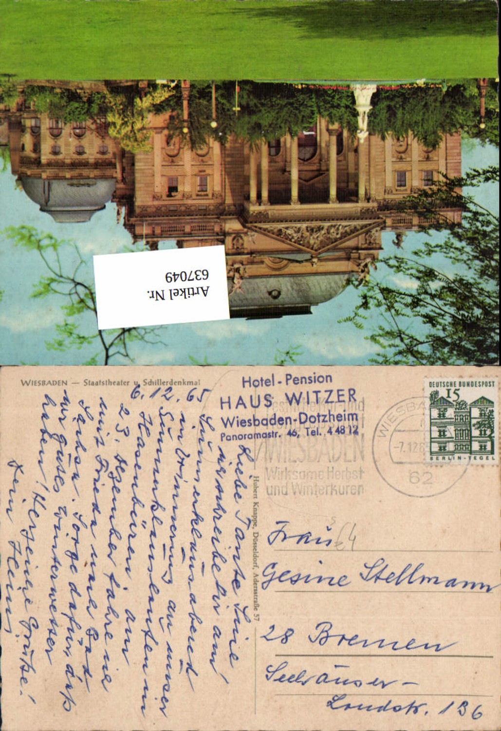 Alte Ansichtskarte – Old Postcard
