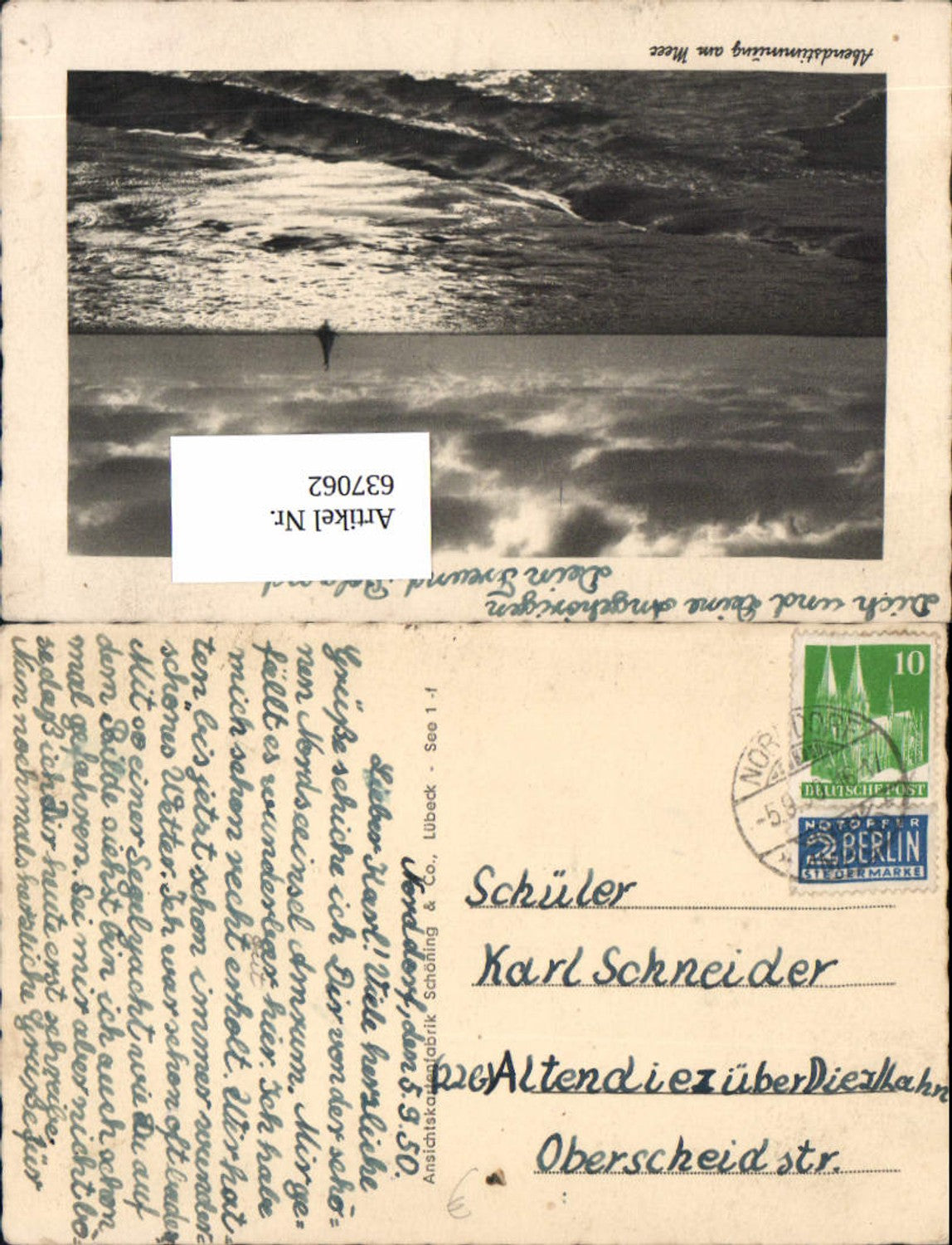 Alte Ansichtskarte – Old Postcard