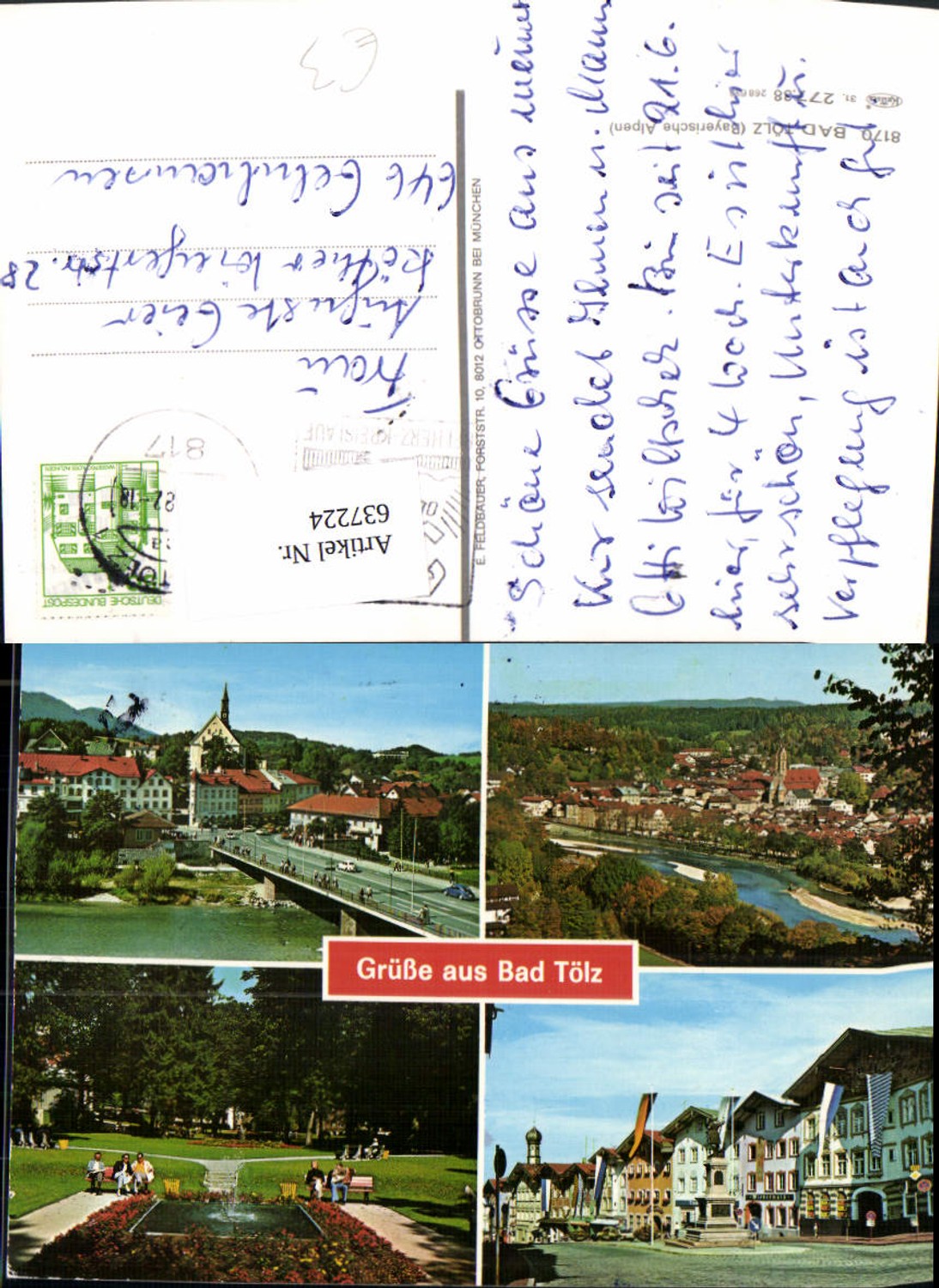 637224,Mehrbild Ak Bad Tölz Bayerische Alpen