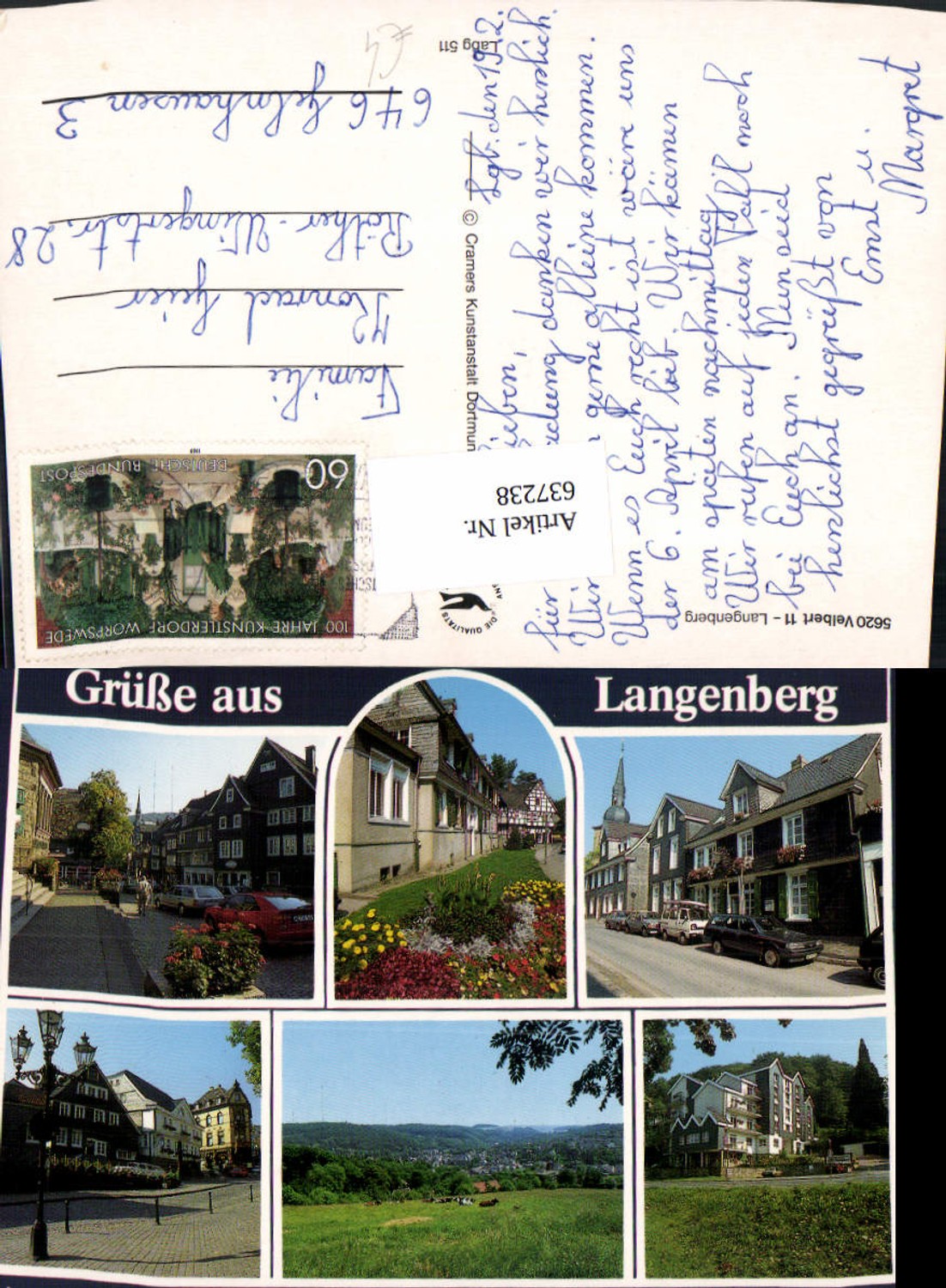 637238,Mehrbild Ak Velbert Langenberg Ansichten