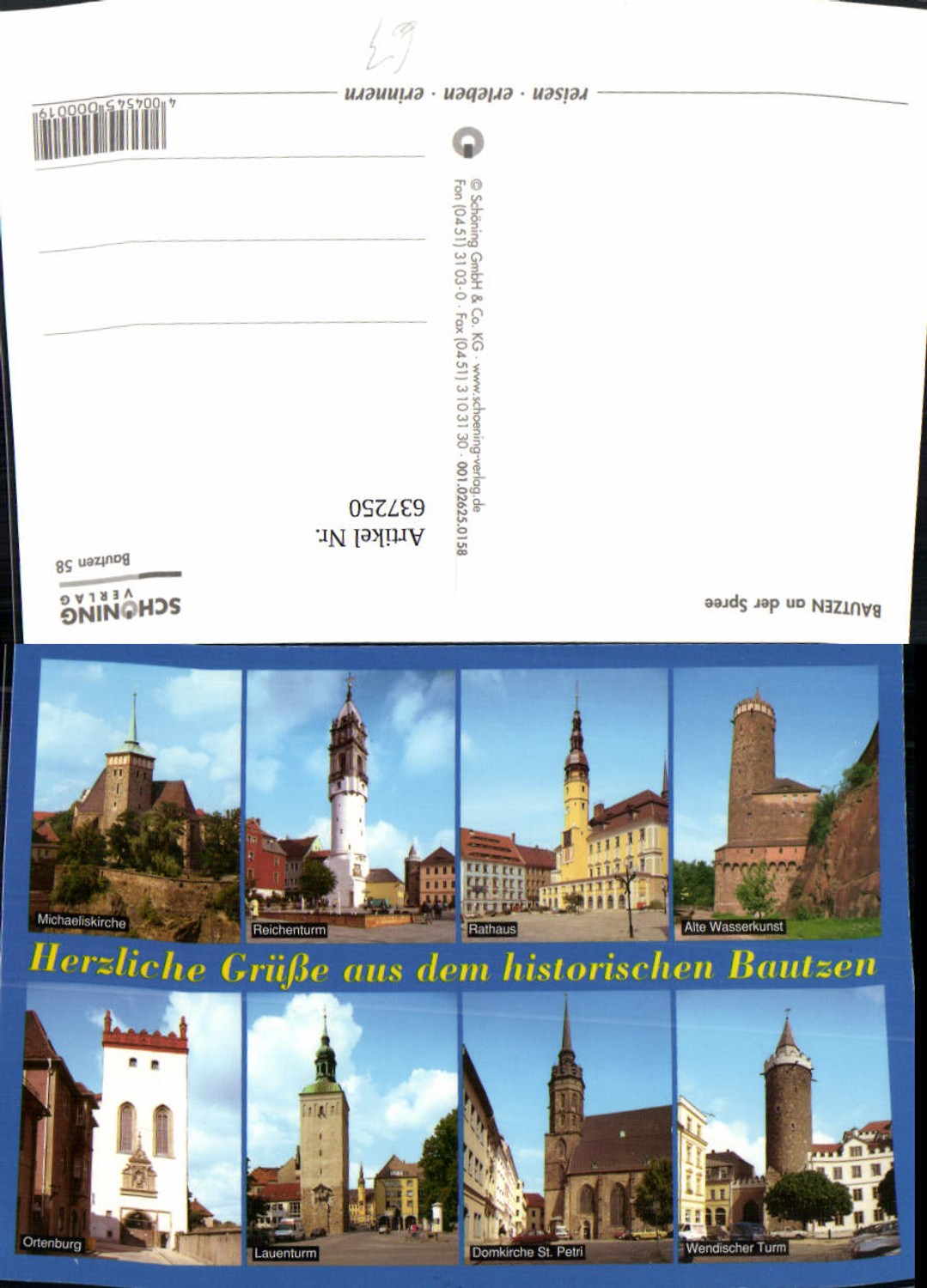 637250,Mehrbild Ak Bautzen a. d. Spree Reichenturm Rathaus Wendischer Turm