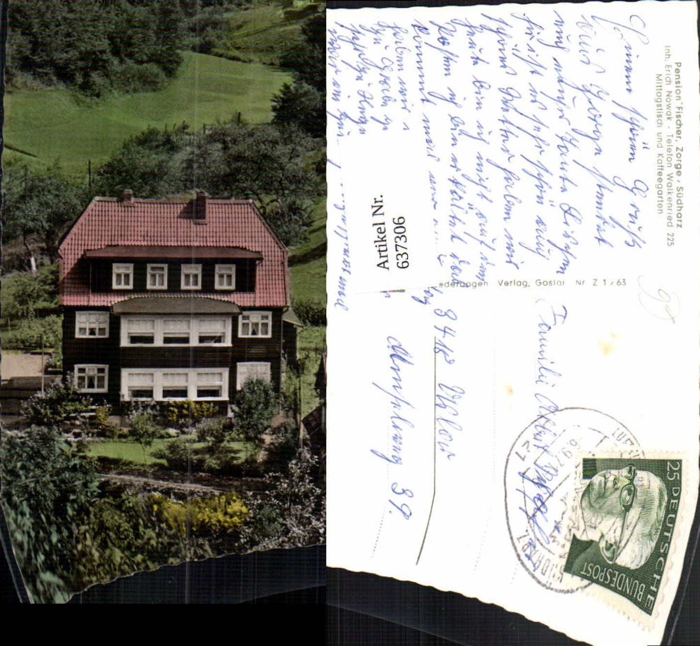 637306,Zorge Walkenried Südharz Pension Fischer