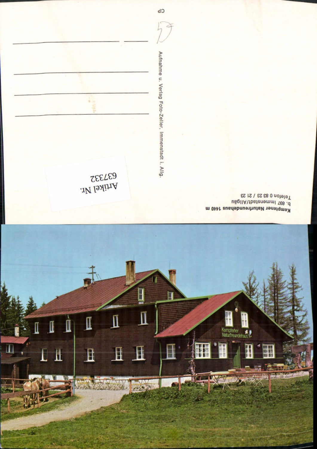 637332,Immenstadt Allgäu Kemptener Naturfreundehaus