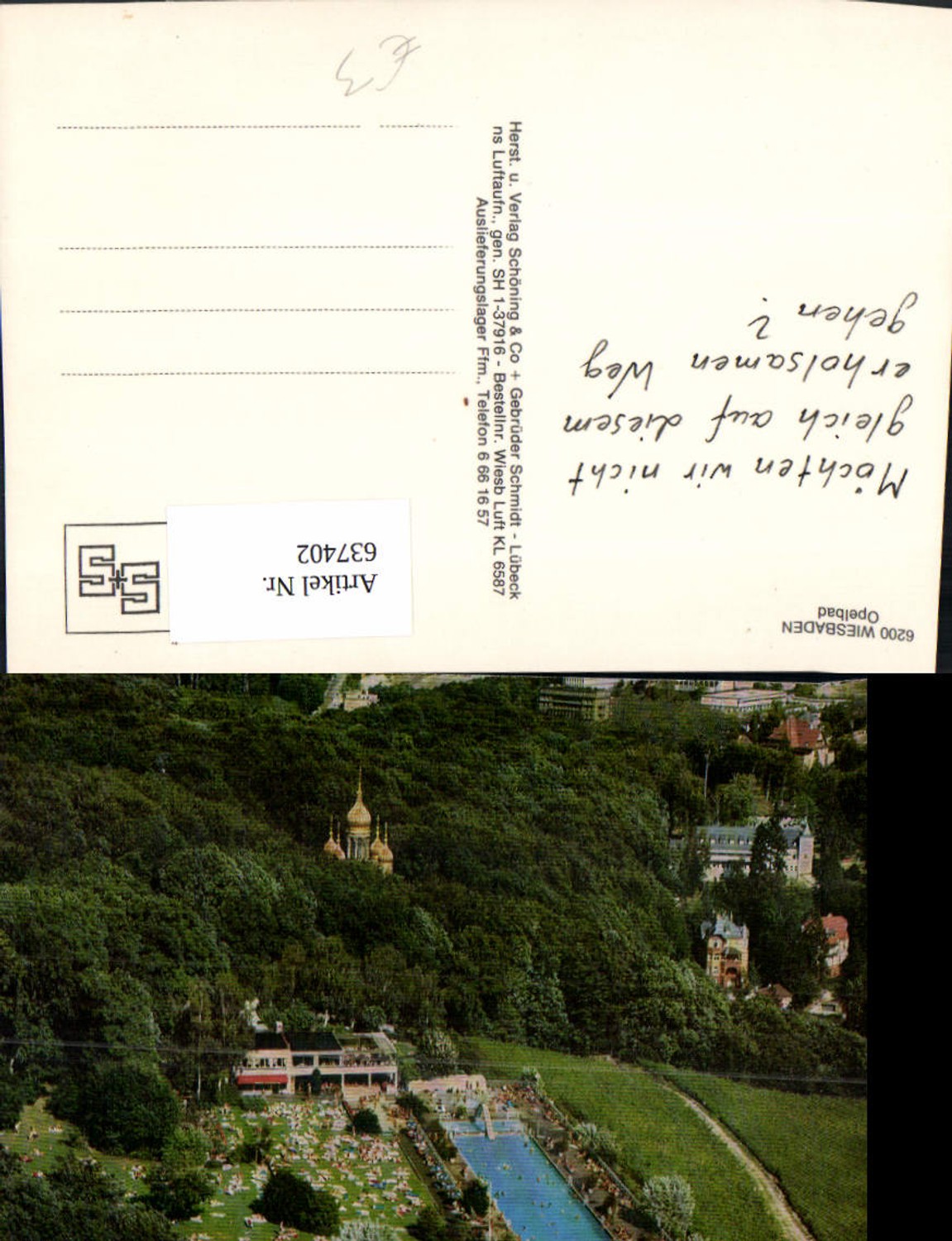 637402,Luftbild Wiesbaden Opelbad