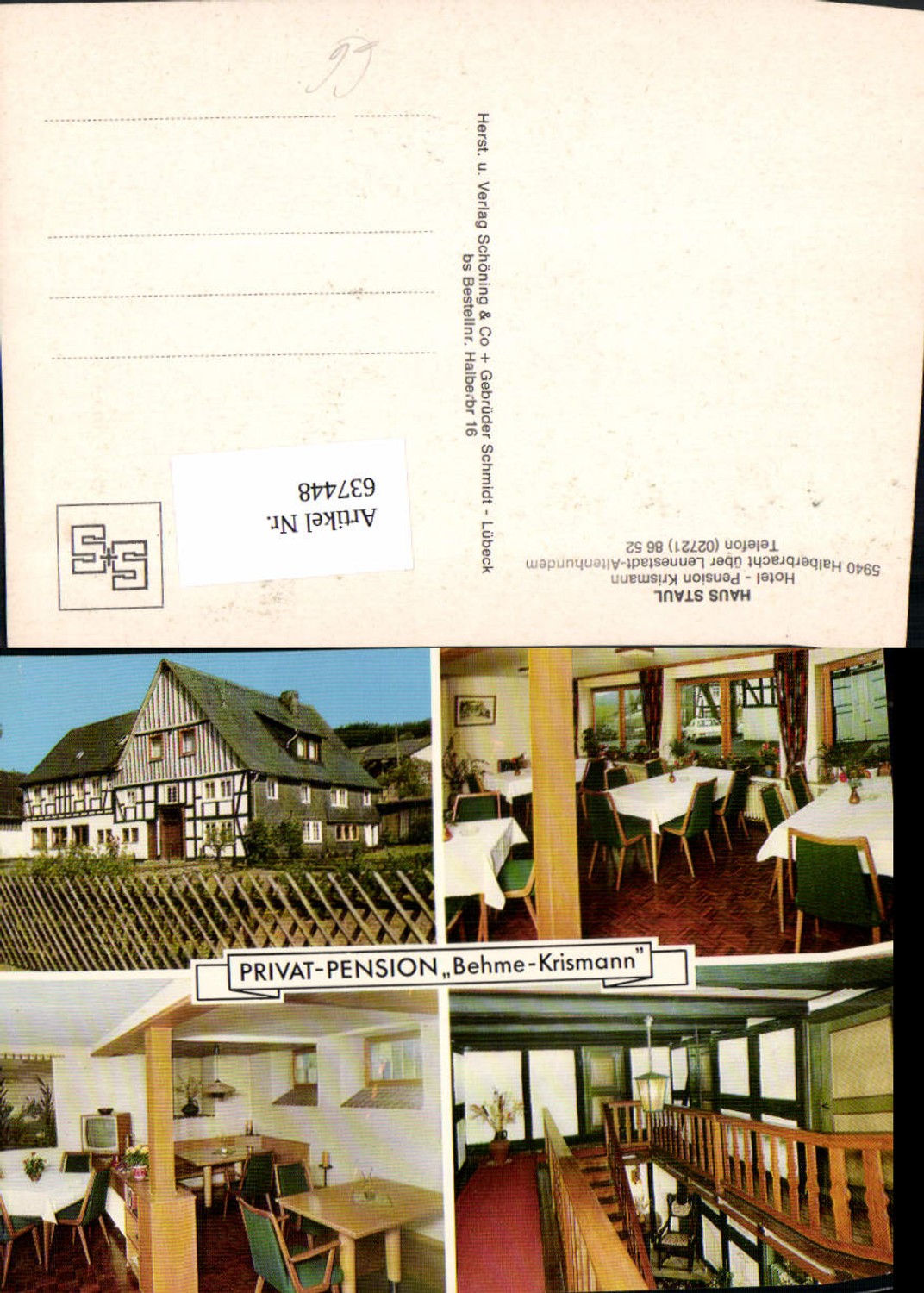 637448,Mehrbild Ak Halberbracht Haus Staul